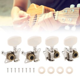 Ukulele Tuning Pegs 4pc, Tuning Peg Machine Heads Tuners Keys 2L 2R Knobs For Ukulele 4 String Guitar, Ukulele Parts Accessories, Ukulele Tuners String Tuning Pegs Keys for Guitarist Musician Lover
