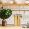 blueden Kitchen Canister 41 oz,Airtight Stainless Steel Kitchen Food Storage