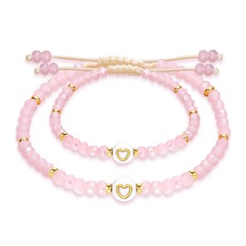 Egowry Mother Daughter Bracelets,Mommy And Me Jewelry Matching Bracelets Set Gifts for Girls Mom And Daughter (SWEET HEART)