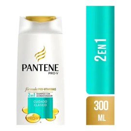 Shampoo Pantene Cuidado Clasico 2 En 1 300ml