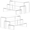 AMIAZI® 6 pcs Clear Acrylic Showcase Display Risers Dessert and
