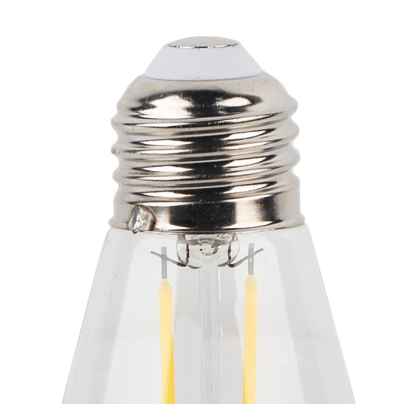 10Pcs Vintage Light Bulb S14 E27 180LM Transparent Glass LED