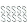 fiXte® Multifunctional BZP Steel S Hooks (25mm, 10)