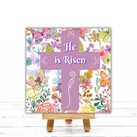 Sign Me Up By Diana He Is Risen Easter Sign or Door Hanger