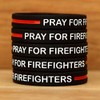 SayitBands Five (5) Pray For Firefighters Bracelets