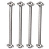 Keenso 4 Pieces Durable Metal RC Drive Shaft Dog Bone