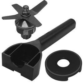 Replacement 001151 DM/TNC Ice Blade and 000836 Heavy Retainer Nut with O-Ring with Remove tool wrench,Compatible with Vitamix Blender 500 4500 5000 5200 5500 6300 E310 VM0102 VM0103 VM0104 VM0197