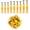 120 Pcs Drywall Anchors and Screws, CuiCanfla PVC Expansion Wall