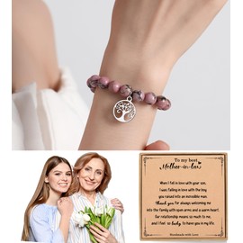TONY & SANDY Mother in Law Christmas Gifts, Mother in Law Bracelet, Birthday Wedding Mother's Gifts for Mother in Law, Mother in Law Gifts from Daughter in Law, Mother Of The Groom Gifts