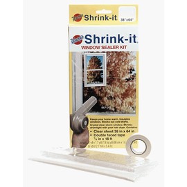 Warp Brothers SK-38 Shrink-It Window Sealer Kit, 64 X 38 in