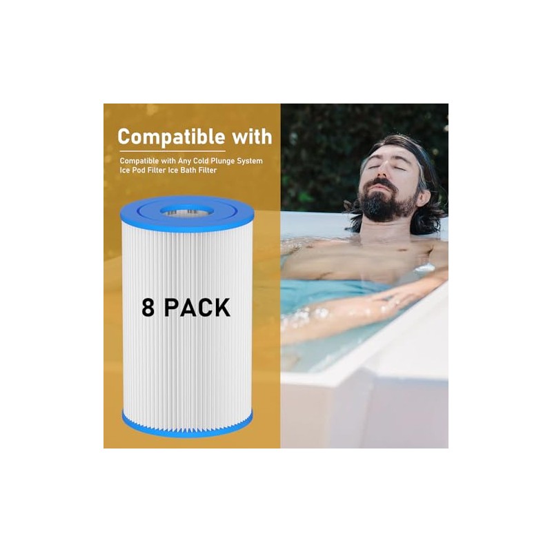 Cold Plunge Filter 20 Micron 5" x 2.5" Water Filter