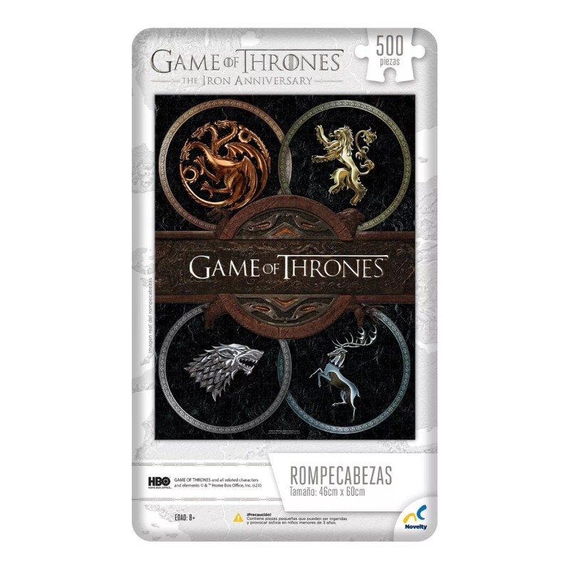Novelty Rompecabezas Novelty Game Of Thrones Coleccionable Tin