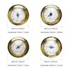 4-Pack Mini Hygrometer Thermometer, Weather Station Set, Portable Marine Wall
