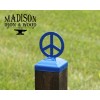 Madison Iron and Wood Peace Post Cap for 3-1/2" Post