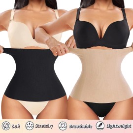 Women 2 in 1 Postpartum Recovery Belly Band Maternity Belts Shaper for Pregnant