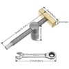 Adjustable Workbench Bench Dog Screw Clamp Fits 3/4 Inch Dog