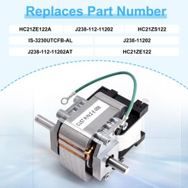 HC21ZE122A HC21ZS122 Draft Inducer Blower Motor for Carrier Furnaces & Bryant and Payne Furnaces, J238-11202 J238-11202AT HC21ZE122 Draft Inducer Blower Motor for Jakel Furnace