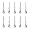 10Pcs Cross Cable Clamps 316 Stainless Steel Corrosion Resistant Cross
