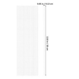 TEHAUX 100 Piezas Alambre De Tallo De Papel Calibre 20 Alambre Calibre 18 Elaboración Artesanía Floral Verde Cable Planchar De Hierro Rama De Flores, Ramo de Bricolaje