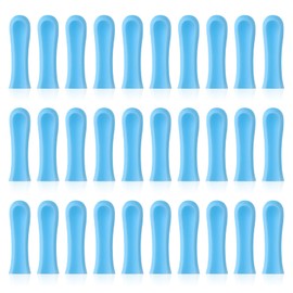 Ear Wax Removal Replacement Tips for Ear Camera 30Pcs Ear Spoon Tips for Wet/Dry Ear Ear Cleaner Tips Wax Cleaning Ear Spoons Tips Silicone Soft Cleaning Reuse Cap for Ear Wax Removal Endoscope