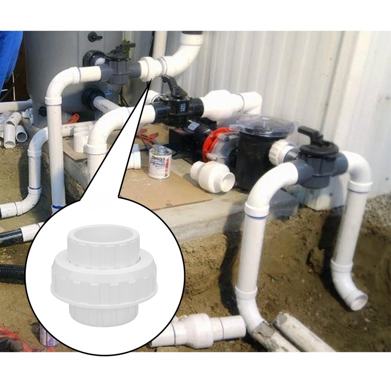 3" PVC Union Coupling Pipe Fitting (Socket x Socket) 3Inch