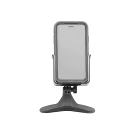 WeatherTech DeskFone XL - Universal Desktop Cell Phone Holder (Rose Gold Metal Knobs)