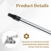 JJUNW 2 Pcs T15 Torx Screwdriver, Magnetic Torx Driver Star