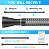 Small Tension Rod Black Spring Curtain Rod No Drilling Spring