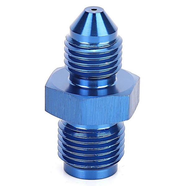 Turbo Oil Feed Restrictor, 3AN Turbo Oil Feed Restrictor Fitting Blue Fit for T25/T28 GT25R GT28R GT30R GT35R