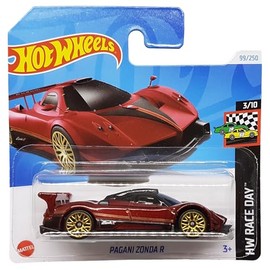 Hot Wheels - Pagani Zonda R - HW Race Day 3/10 - HTC78 - Short Card - Super Sports Car - Dark Red - Mattel 2024 - 1:64