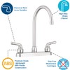 Pacific Bay Lynden Modern High Arc Kitchen Sink Faucet -