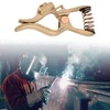 MUKLEI T-Style Welding Ground Clamp, 300-Amp Welding Ground Clamp, Brass