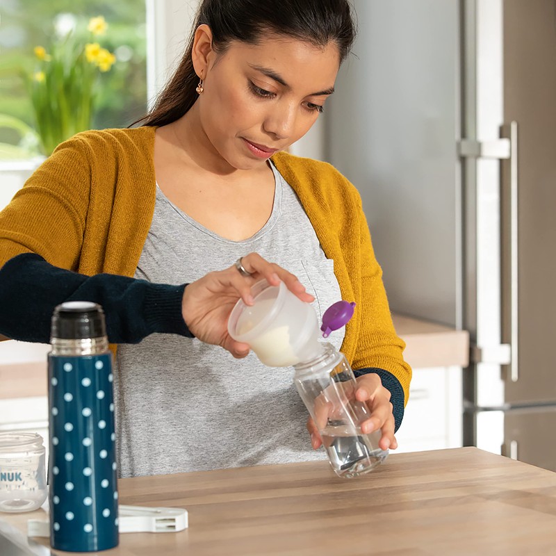 NUK 10256342 Milch Powder Dispensers BPA-Free Petrol Blue (Set of