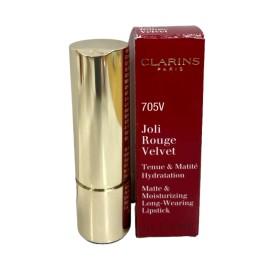 Clarins Joli Rouge Velvet Matte & Moisturizing Lipstick (3.5g/0.1Oz) YOU PICK! - 705V Soft Berry