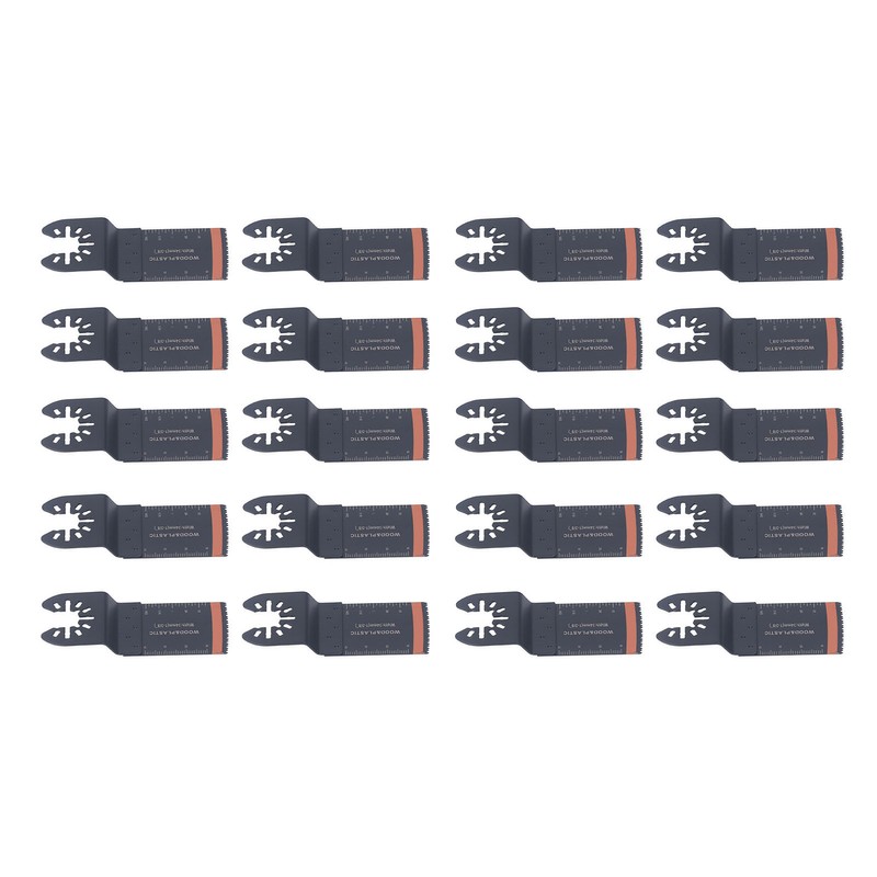20PCS Oscillating Tool Blades 1‑3/8 Inch 34mm Multifunctional Straight Blade