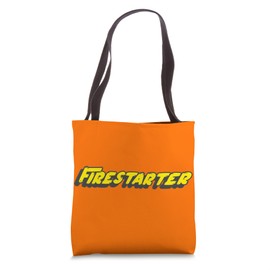 Firestarter | Brush in Yellow 1900's song Music Tote Bag