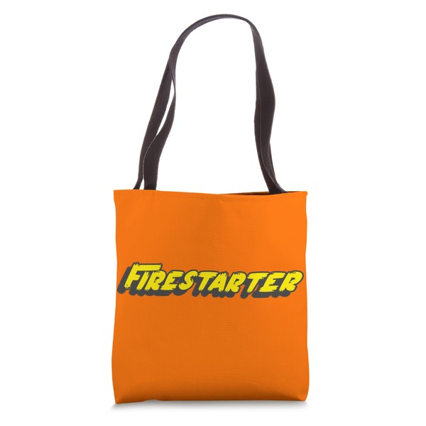 Firestarter | Brush in Yellow 1900's song Music Tote Bag