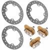 Caltric Front/Rear Brake Disc &amp; Caliper Kit for CanAm Outlander