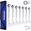 WORKPRO 14 PIECE Ratcheting Combination Wrench Set Metric&SAE with Roll