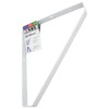 Wake Sangyo Triangle Shelf Bracket, White, 9.8 x 11.8 inches