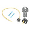 BroaugBlower Motor Resistor Electrical Connector Replace for 3U2Z14S411PB 88988702, 88988507,