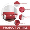 AMEHA Sofa Cover 3 Seater Waterproof Sofa Slipcovers - Reversible