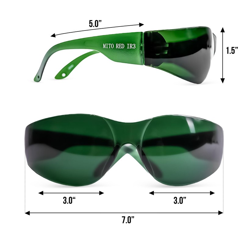 Mito Red Light - Red Light Therapy Glasses - Eye