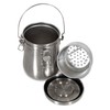 Newton Air-Tight Stainless Steel Brush Washer- Deluxe Leak-Proof Paintbrush Cleaning