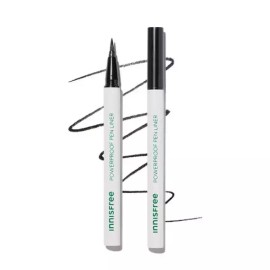 Innisfree 이니스프리 [1 + 1] 파워프루프 펜 라이너 1호 블랙 0.6g 2개 Innisfree [1+1] Powerproof Pen Liner #1 Black 0.6g 2pcs
