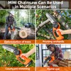 Mini Chainsaw Cordless,6 Inch Portable Electric Handheld Chain Saw with