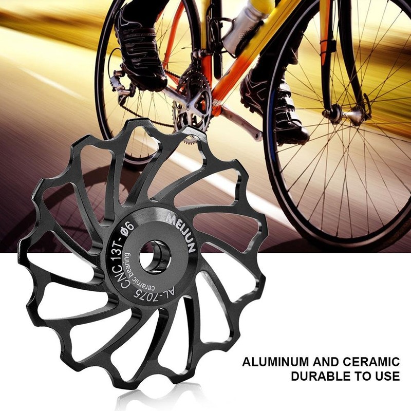 Rear Derailleur Pulley, 1 Pair High Quality Ceramic Bearings, Jockey
