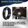 G-PLUS Ignition Trim Ring Bezel Compatible with 2019 2020 2021