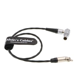 Alvin's Cables Red Komodo Timecode Cable Tentacle Sync 3.5 mm TRS to EXT 9 Pin Male