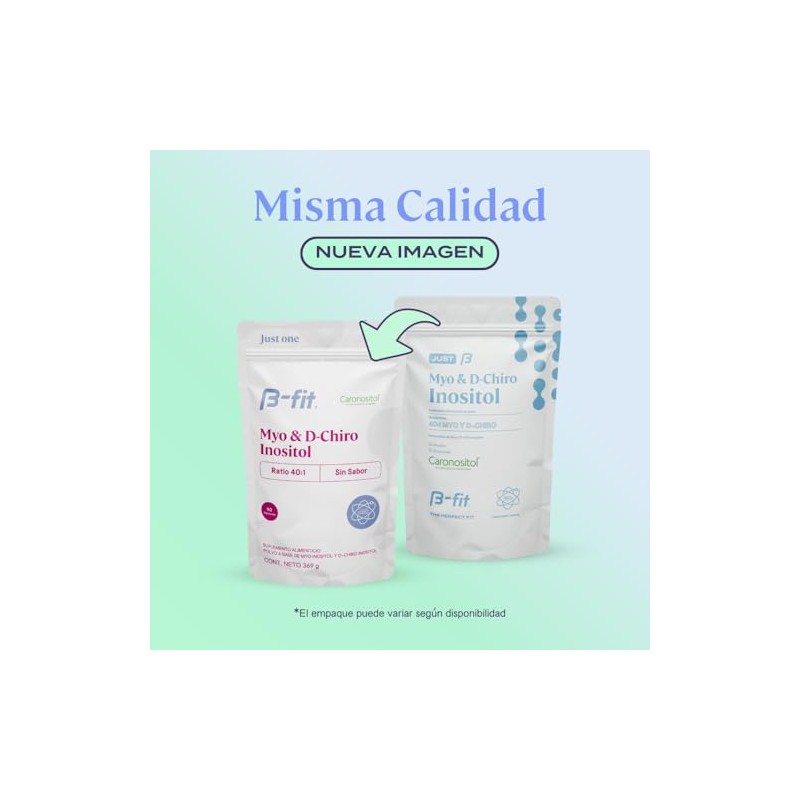 B-FIT Myo y D-Chiro Inositol Fórmula 40:1 100% Puro